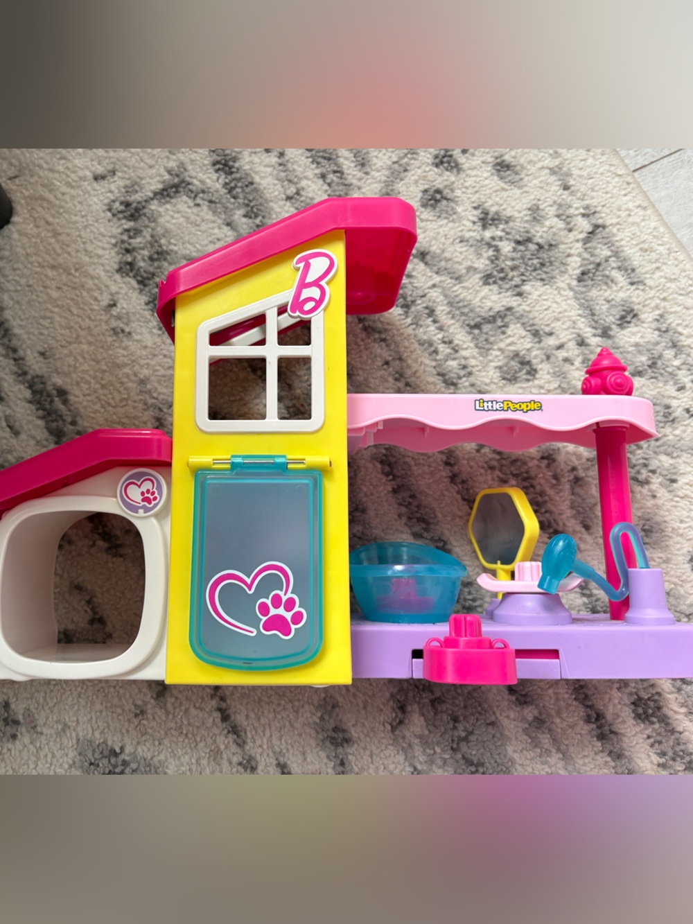 Fisher-Price Little People 💕Barbie Play and Care 🐾Pet Spa Playset